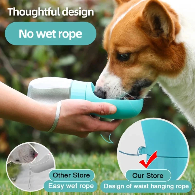 Botella de agua portátil  para perros - 300ML