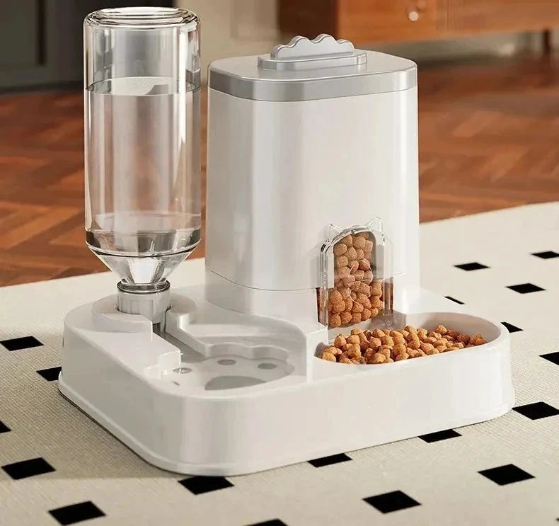 Comedero con dispensador de agua automático para mascotas