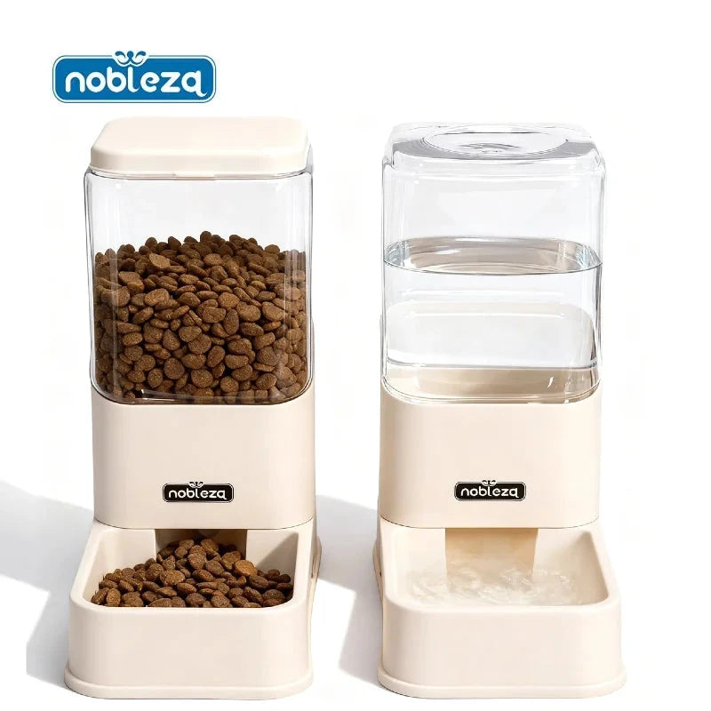 Pack de 2 dispensadores de comida y agua para Gatos y Perros.