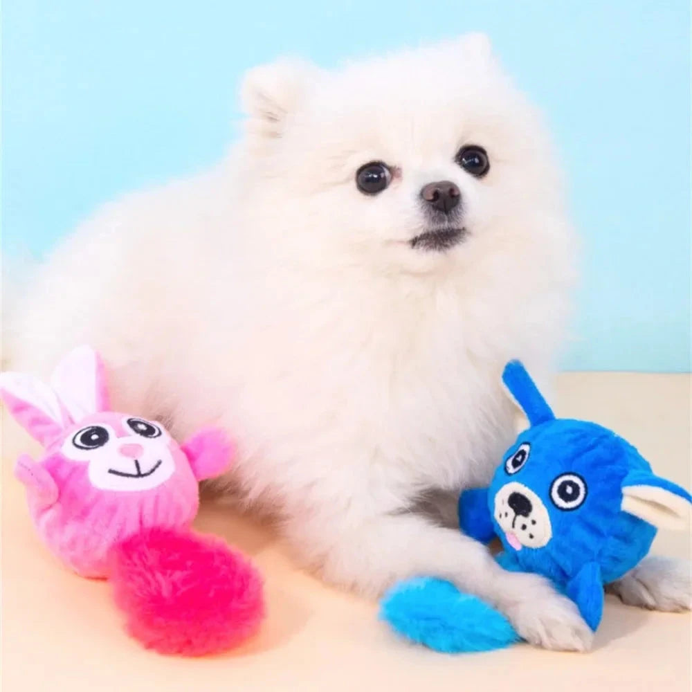 Juguete chirriante con forma de animal para perros.