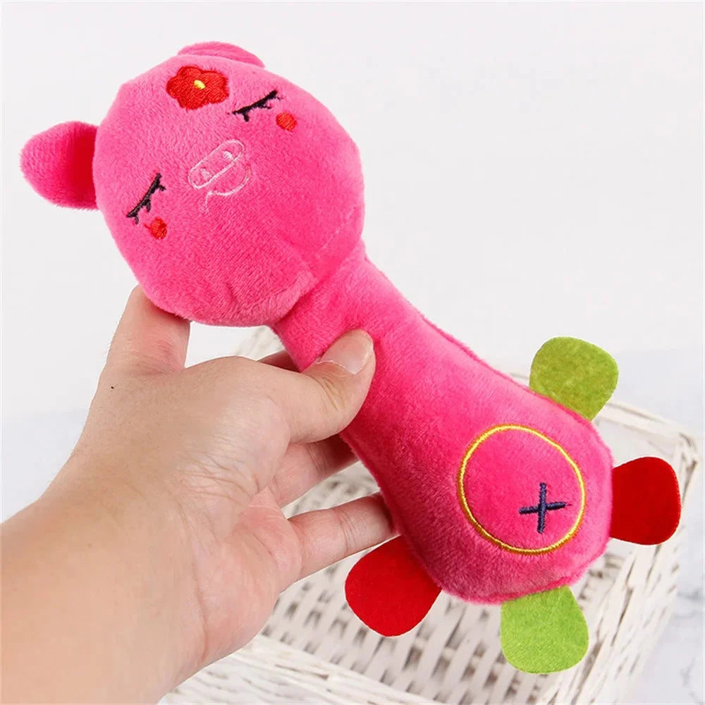 Juguete chirriante con forma de animal para perros.