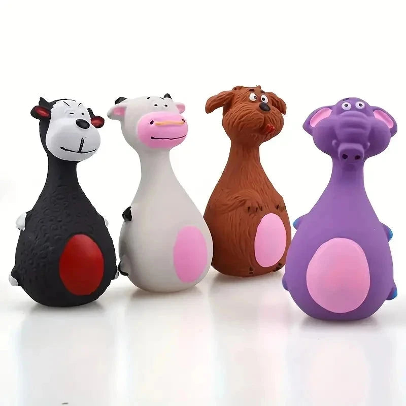 Juguetes Chirriantes de Goma para Perros
