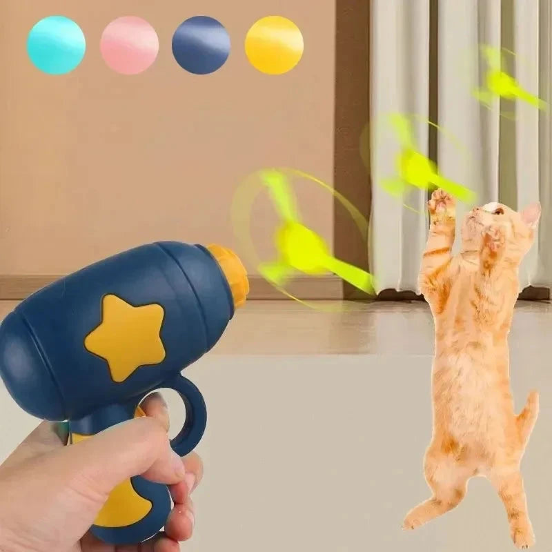 Lanzador de Discos Interactivo para gatos