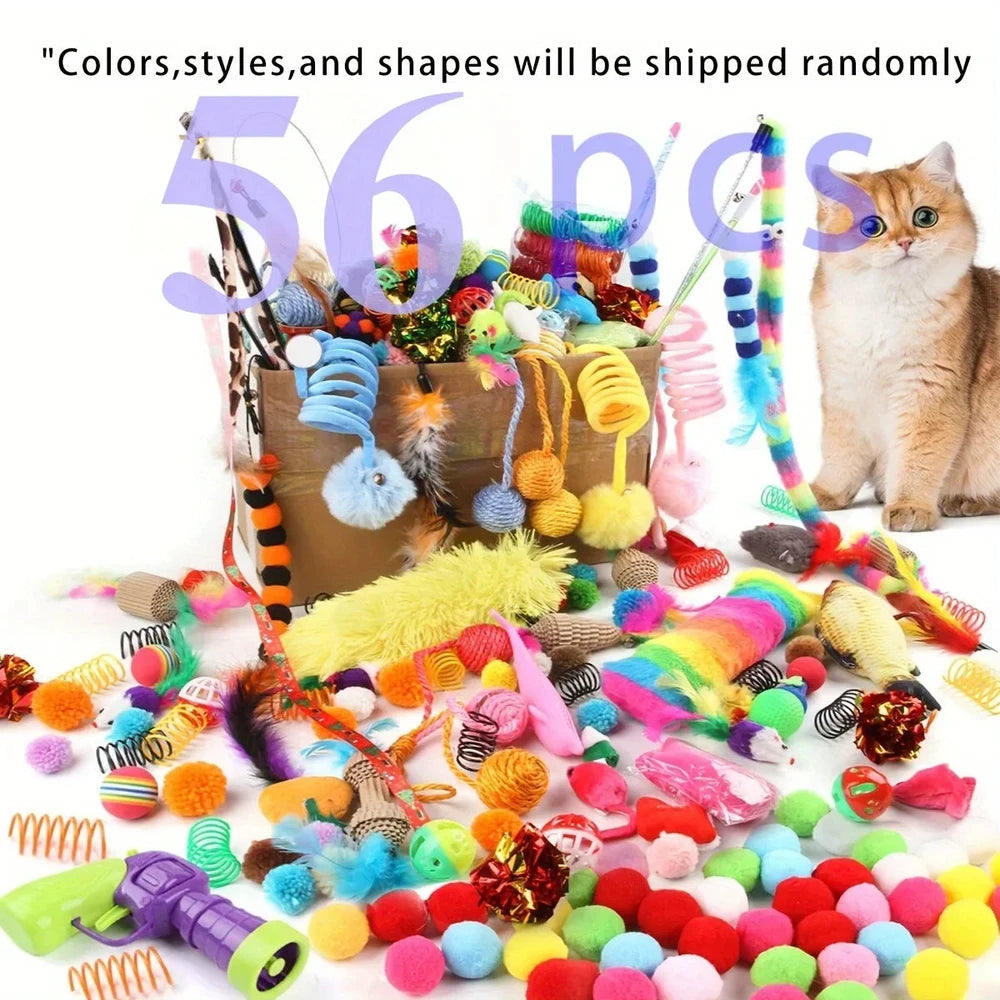 Pack de Juguetes Variados para Gatos