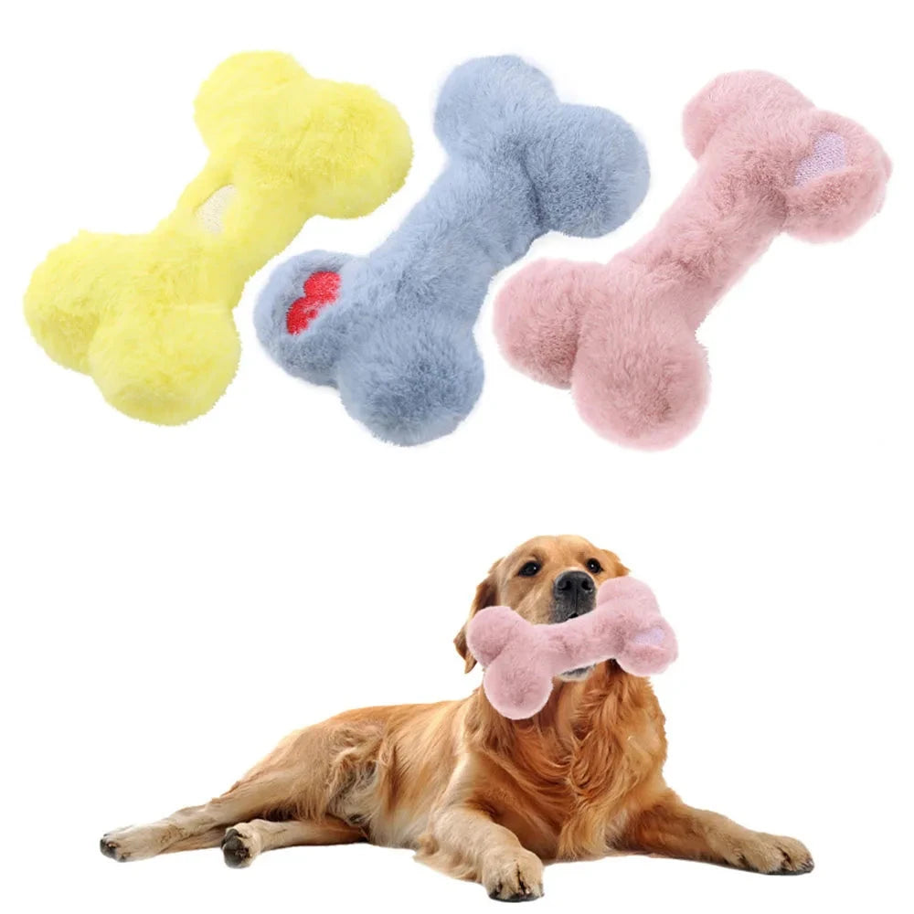 Hueso Masticable Chirriante para perro