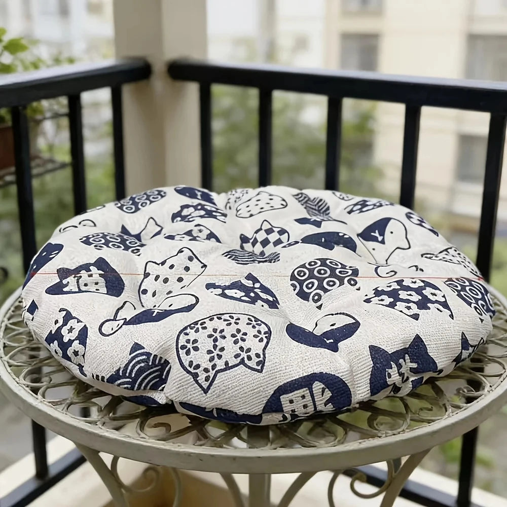 Cama Redonda Reversible para Mascotas