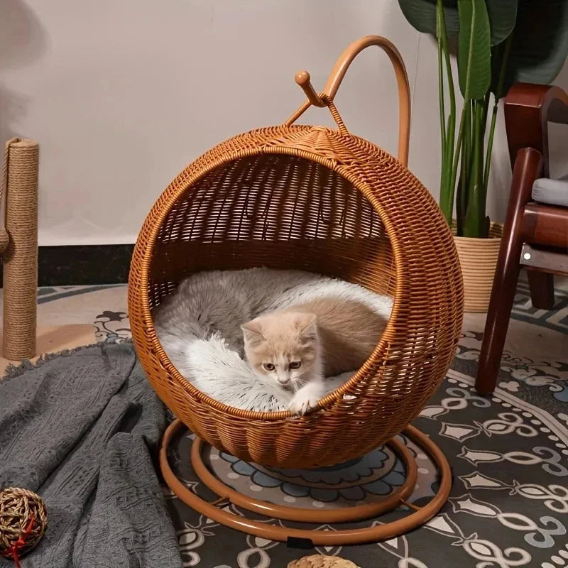 Hamaca tejida para gatos