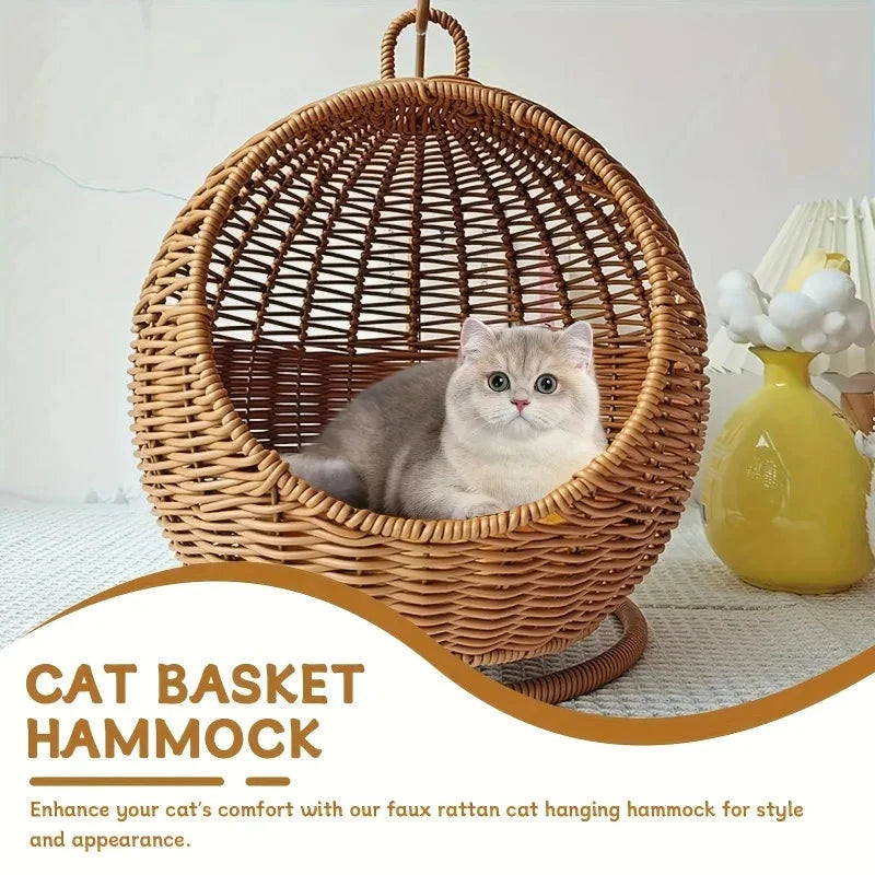 Hamaca tejida para gatos