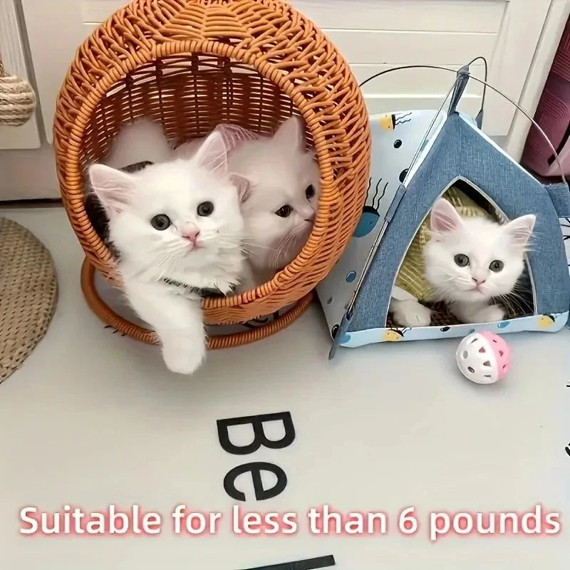 Hamaca tejida para gatos