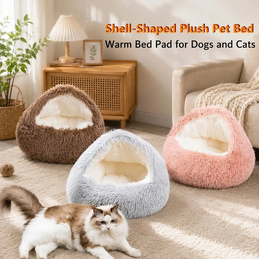 Cama de felpa para mascotas