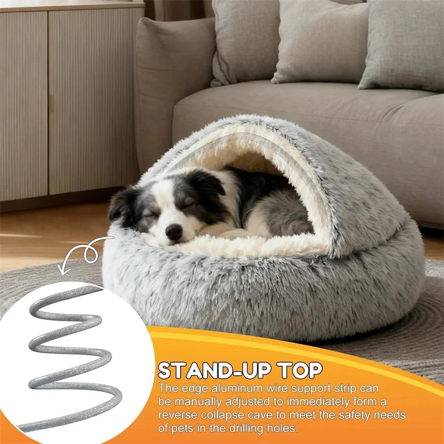 Cama de felpa para mascotas