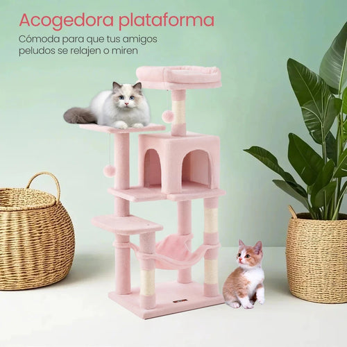 Árbol multiusos para gatos