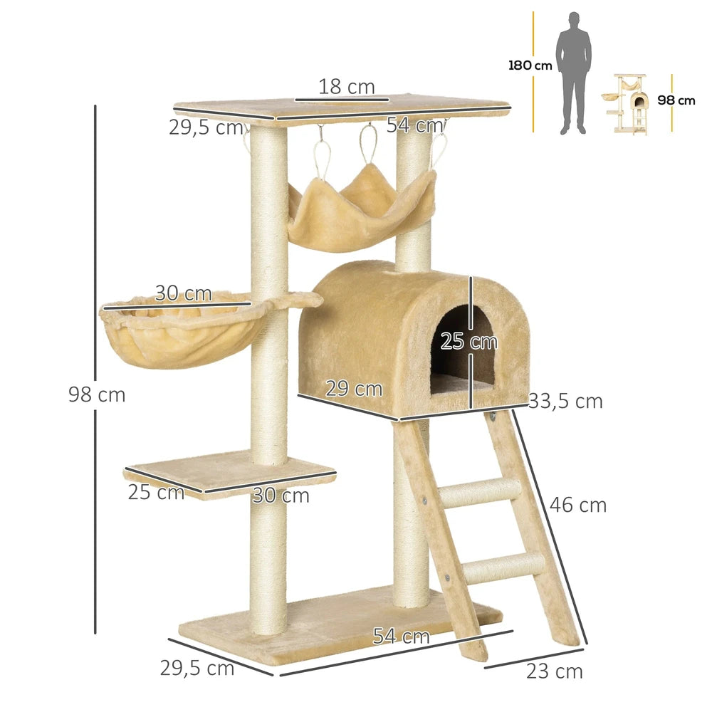 Árbol Rascador Multinivel para gatos