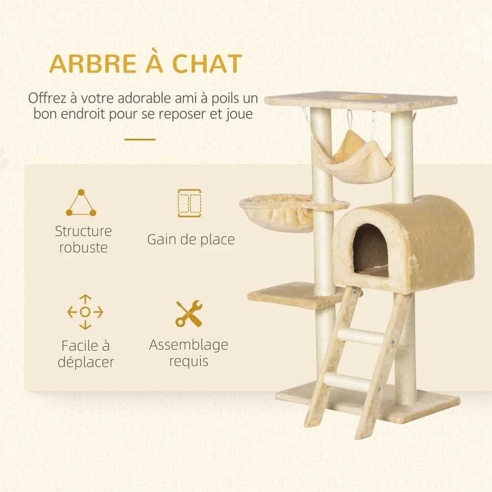 Árbol Rascador Multinivel para gatos