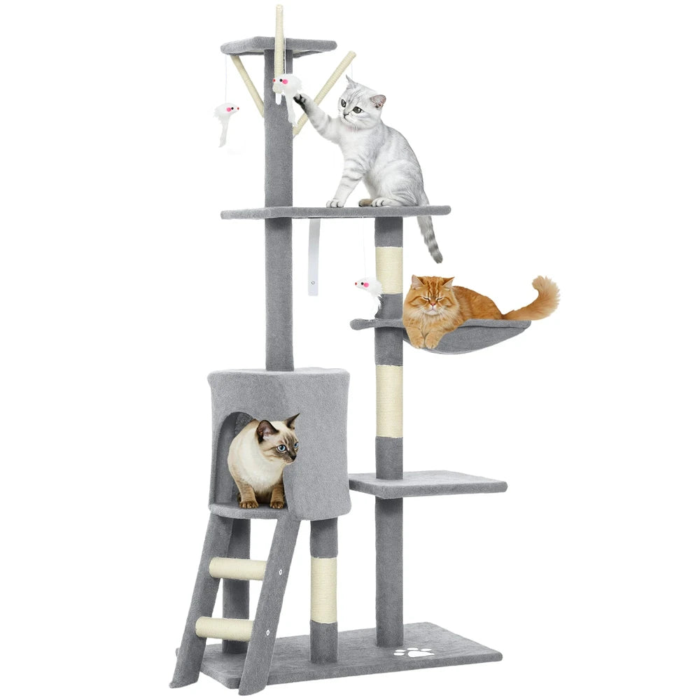 Árbol Rascador Multinivel para gatos