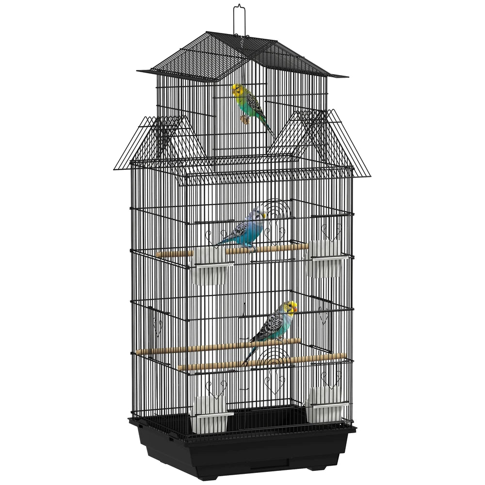 Jaula Metálica para Aves multiplanta               (50,5x41x104cm)