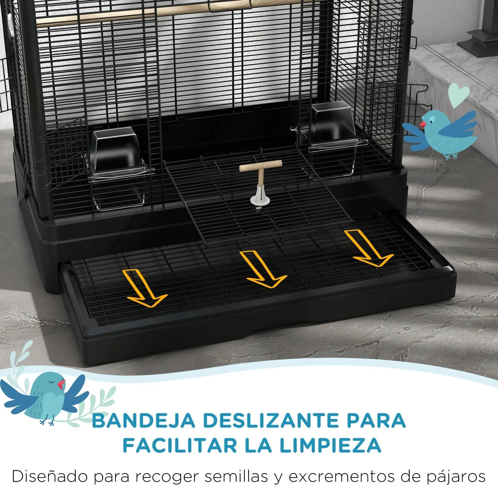 Jaula para Aves multiplanta                     (61x36,5x98cm)
