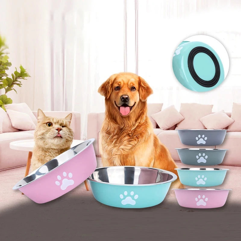 Cuenco de Acero Inoxidable de gran capacidad para Perros