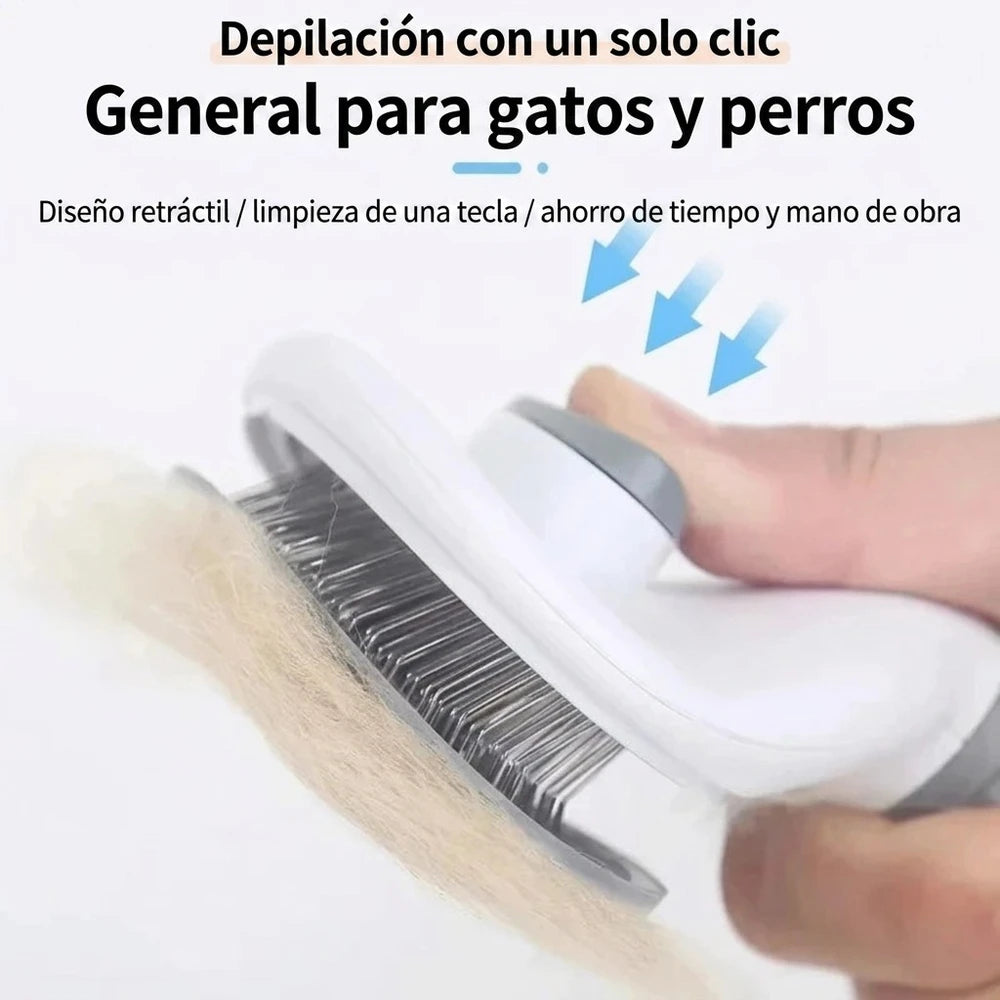 Cepillo autolimpiante para mascotas