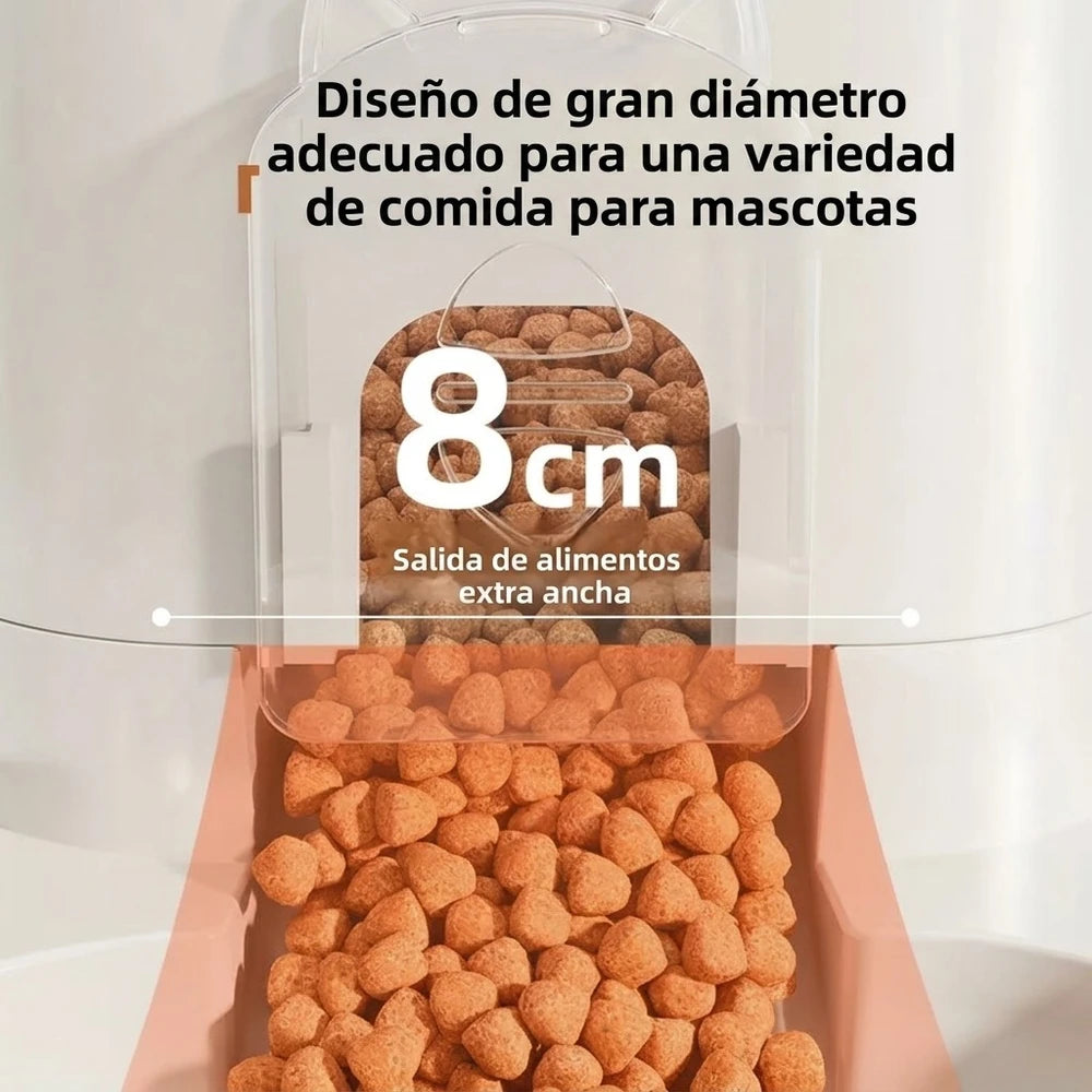 Comedero con dispensador de agua automático para mascotas