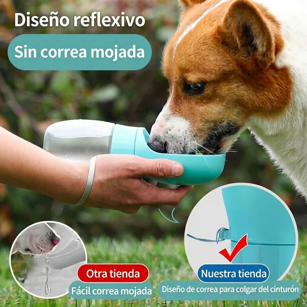 Botella de agua portátil  para perros - 300ML