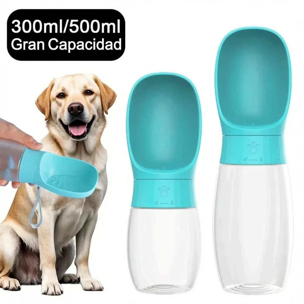 Botella de agua portátil  para perros - 300ML