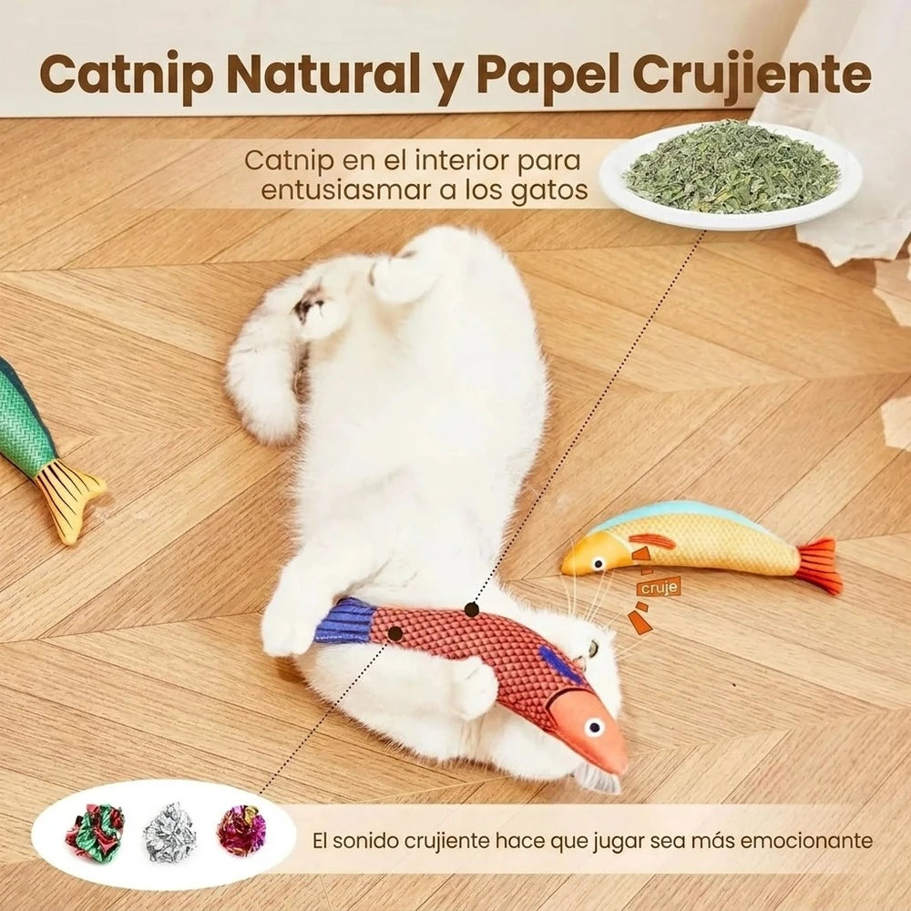 Pez de Juguete para gatos