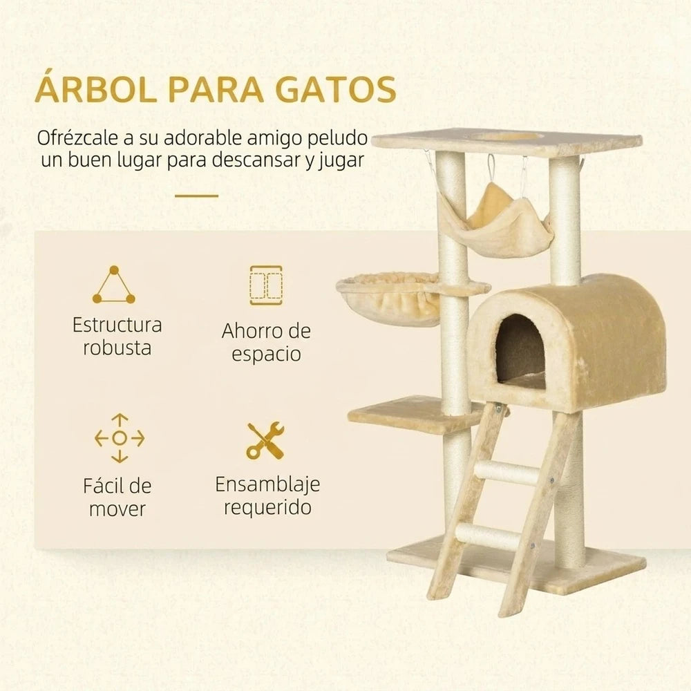 Árbol Rascador Multinivel para gatos
