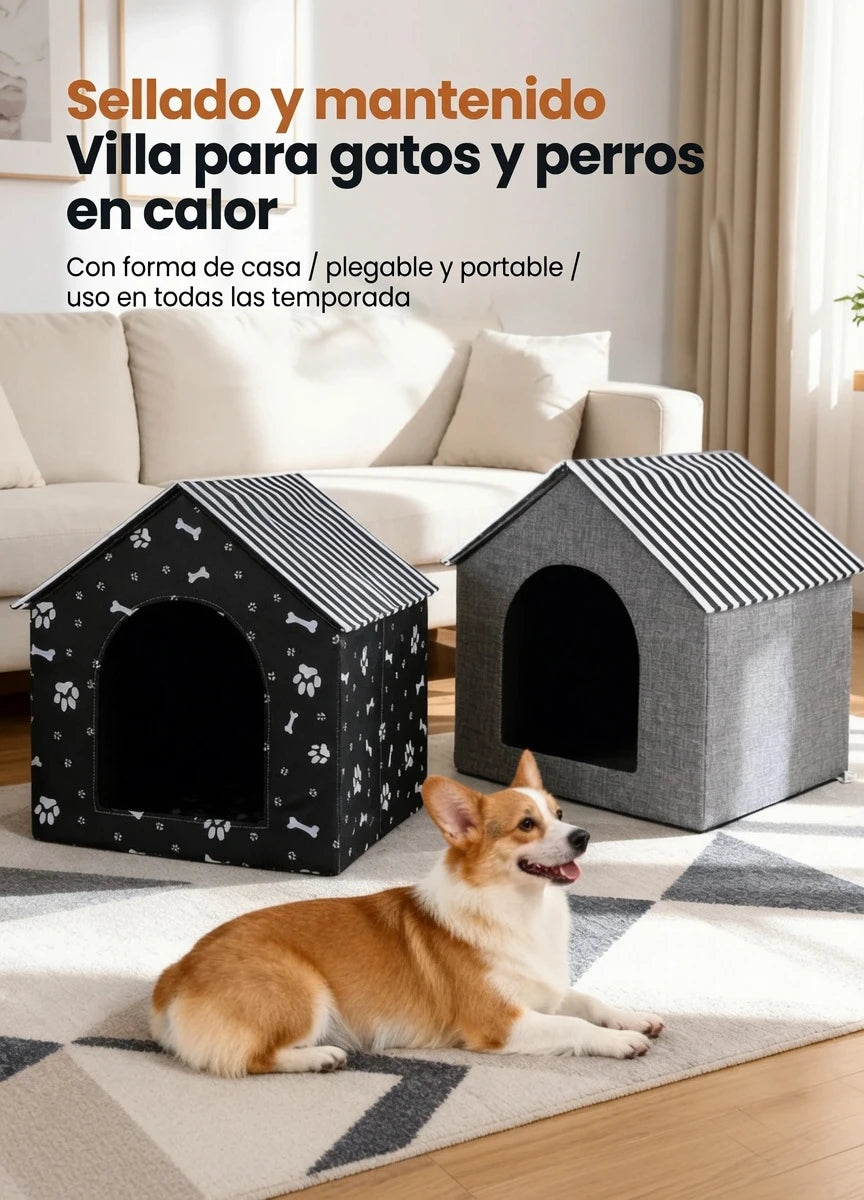 Refugio Impermeable Plegable para Mascotas