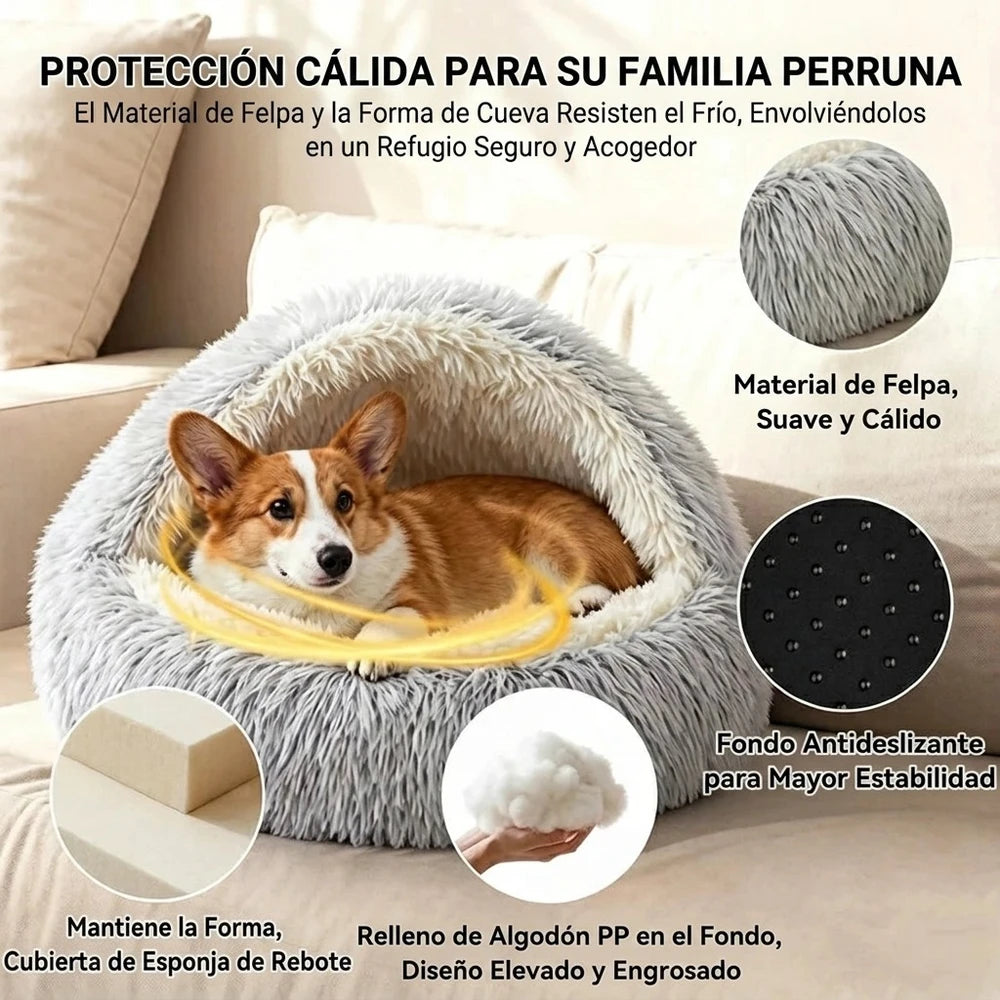 Cama de felpa para mascotas