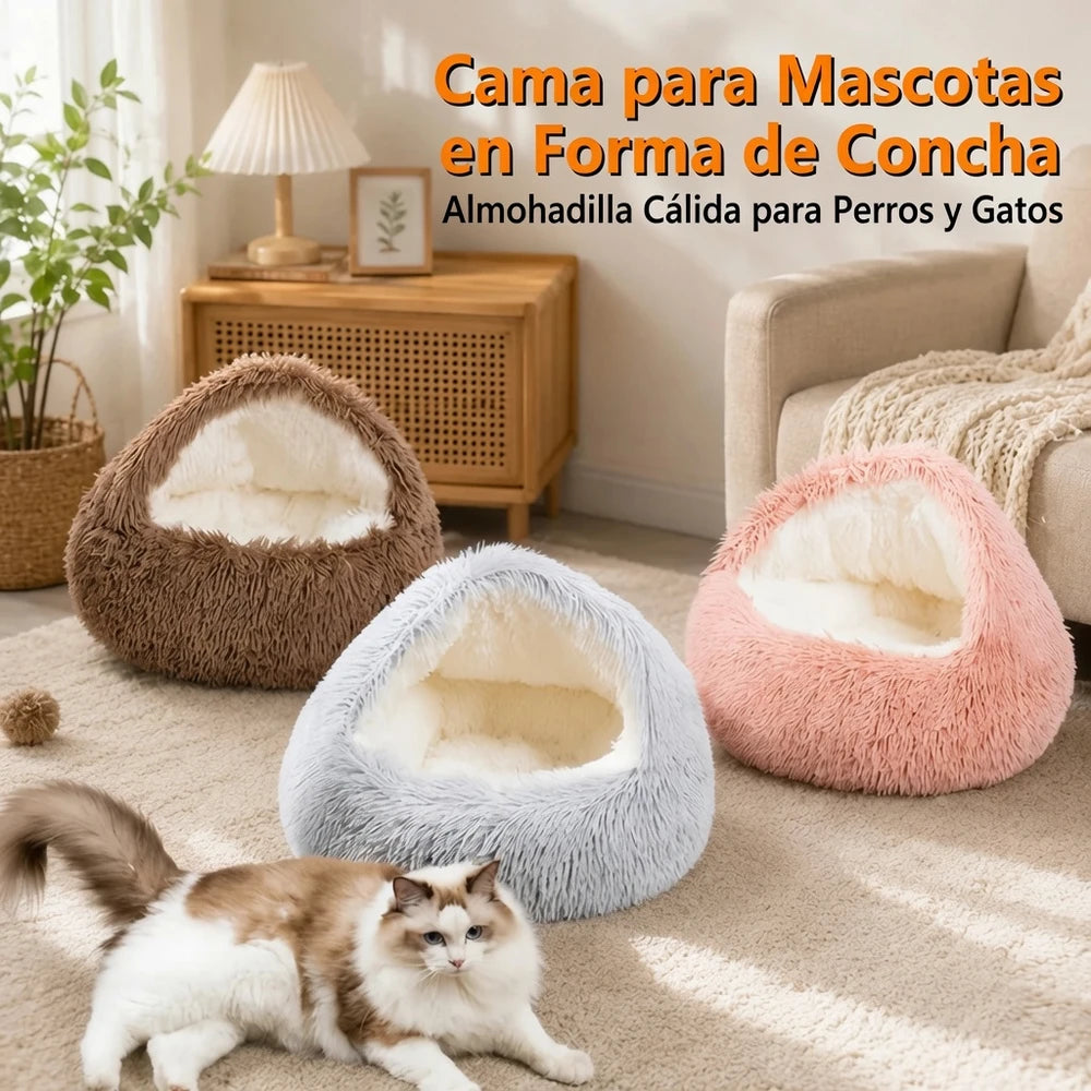 Cama de felpa para mascotas