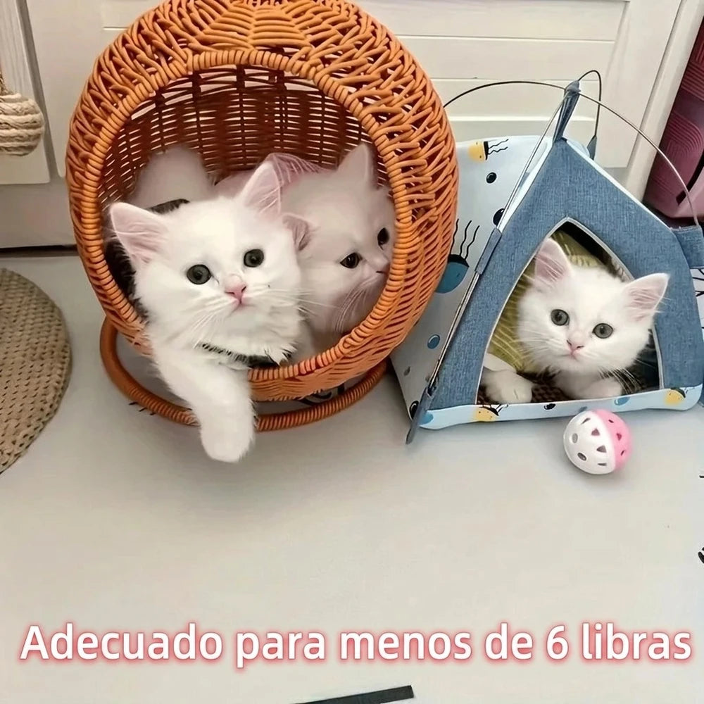 Hamaca tejida para gatos