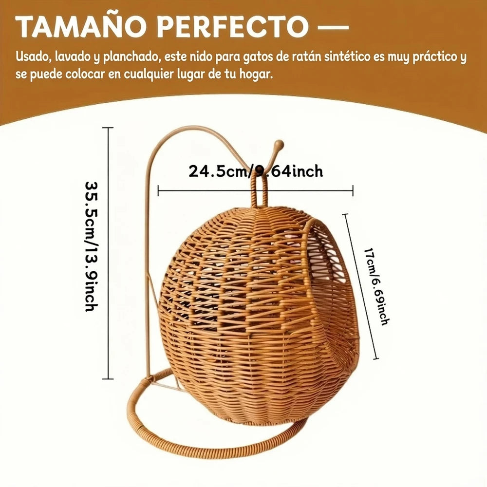 Hamaca tejida para gatos