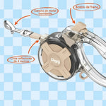 Automatische Rollleine mit transparentem Design