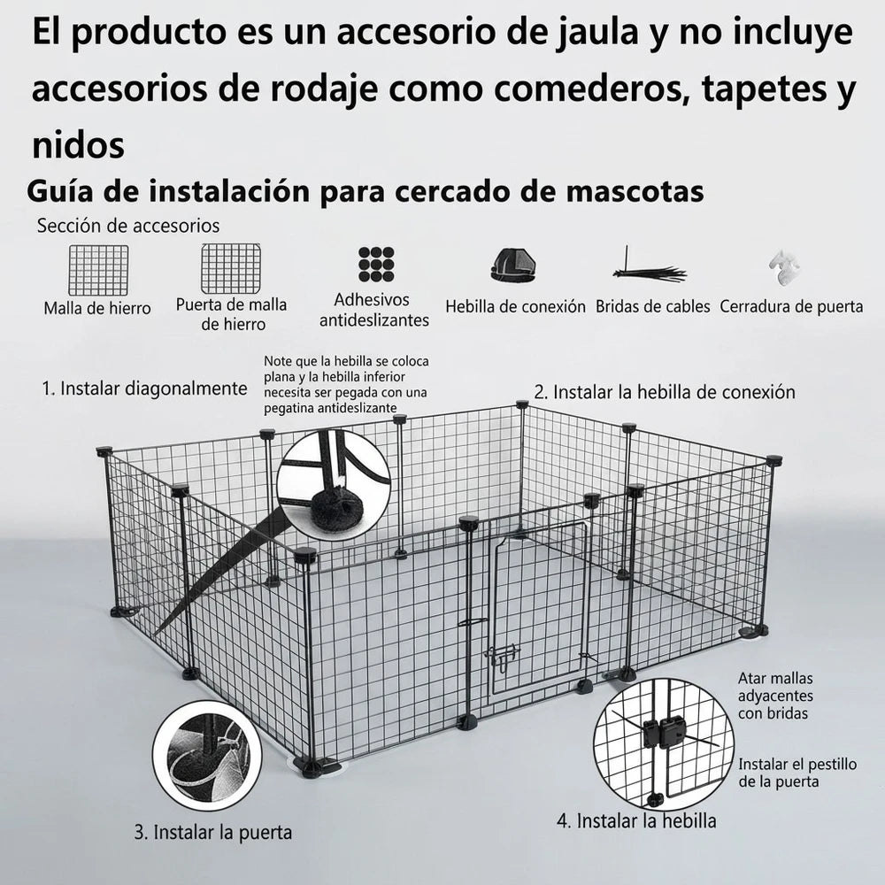Jaula de Conejo de Dos Pisos