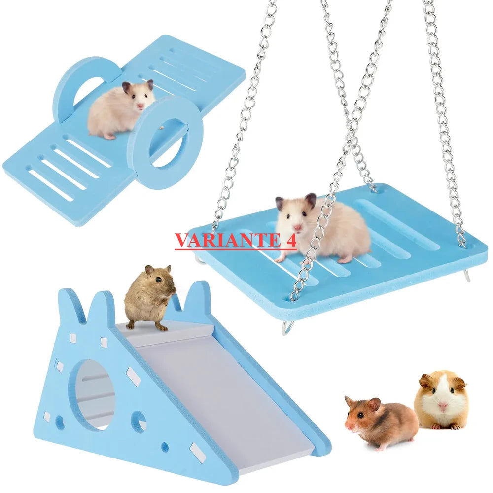 Pack de Juguetes Molares de Madera para roedores