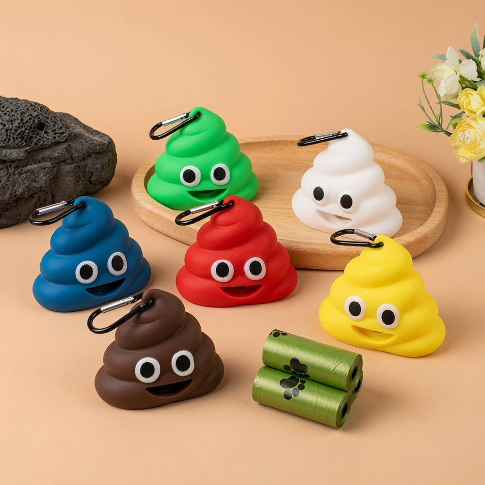 Dispensador Portátil de Bolsas de Excrementos.