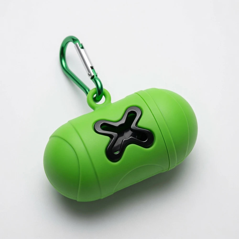 Dispensador Portátil de Bolsas para Excrementos