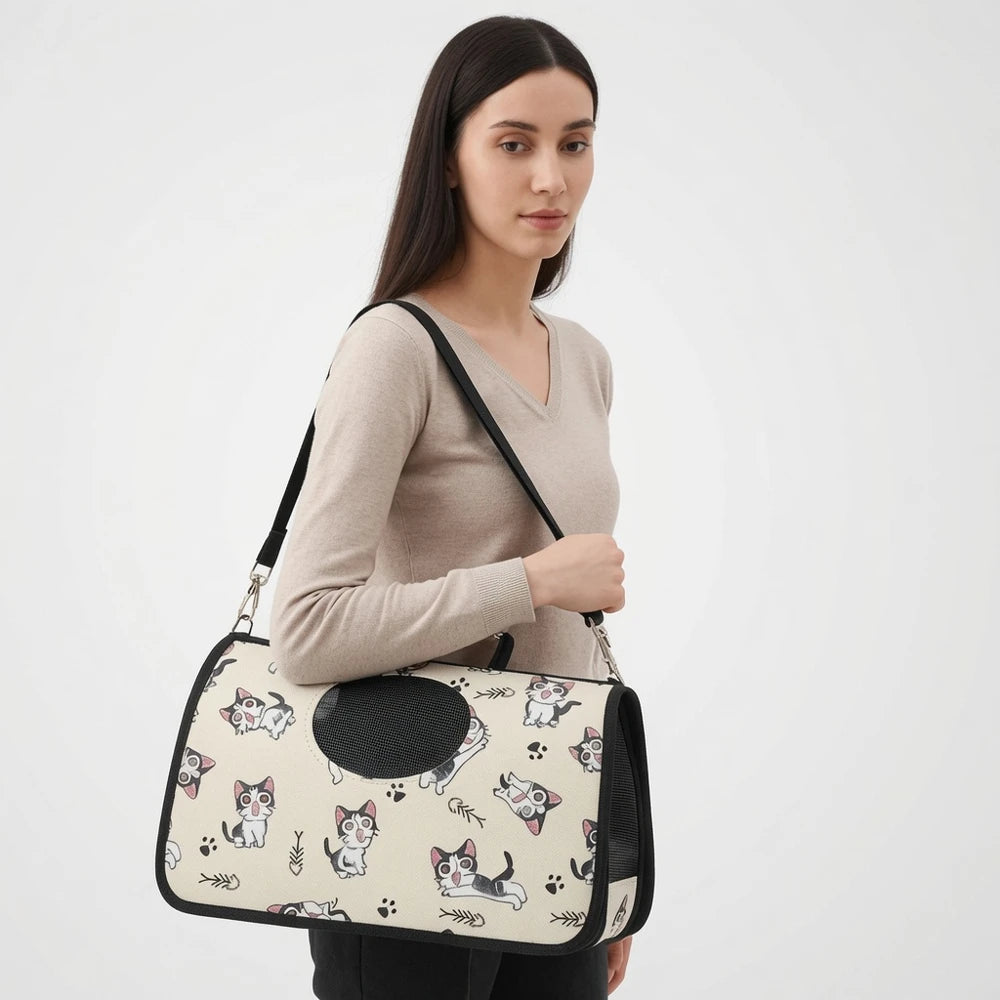 Bolsa de Transporte Plegable para Gatos