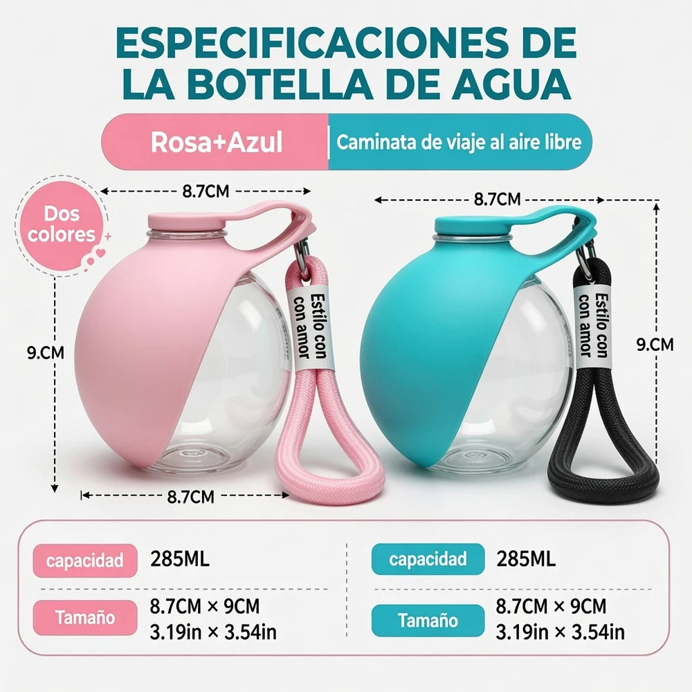 Botella De Agua Portátil Para Mascotas