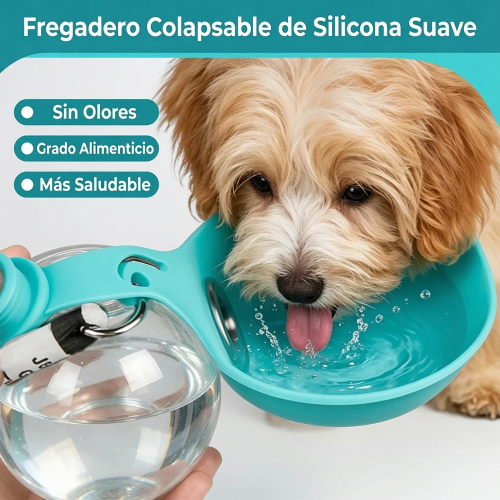 Botella De Agua Portátil Para Mascotas