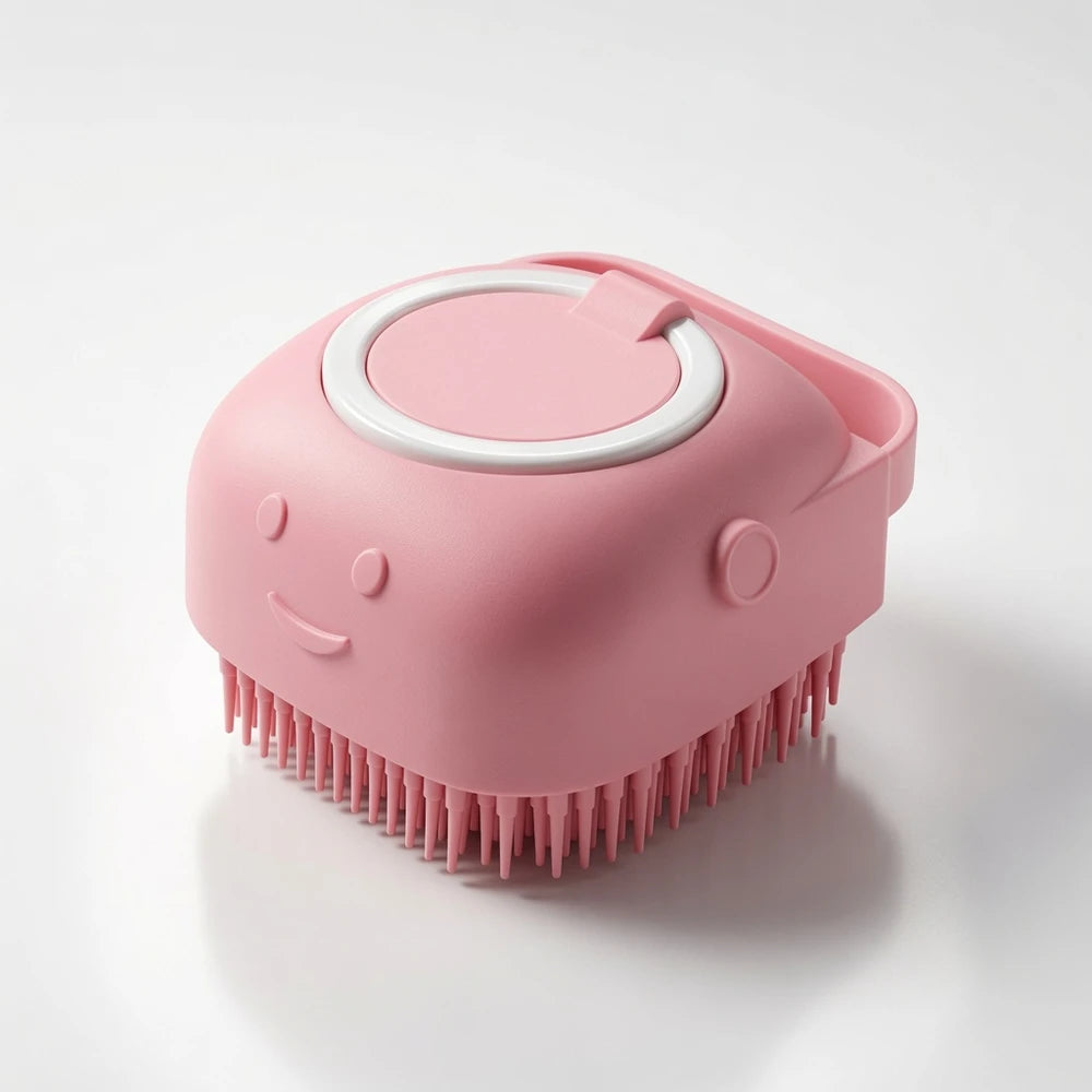 Cepillo de Baño dispensador para mascotas