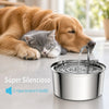 Fuente Inalámbrica de Acero Inoxidable para Mascotas